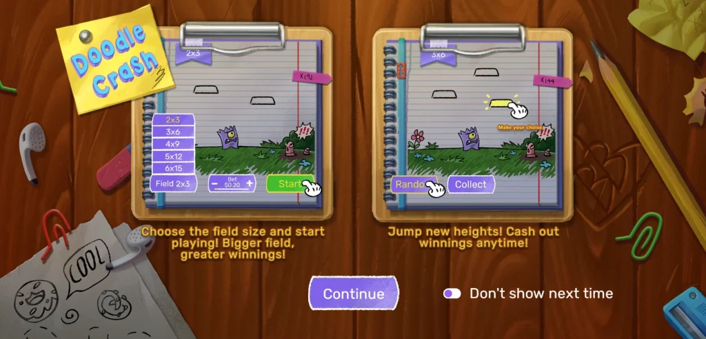 Doodle crash game rules.